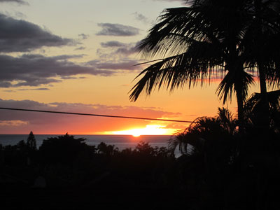 sunset picture photgraphed in kihei Maui